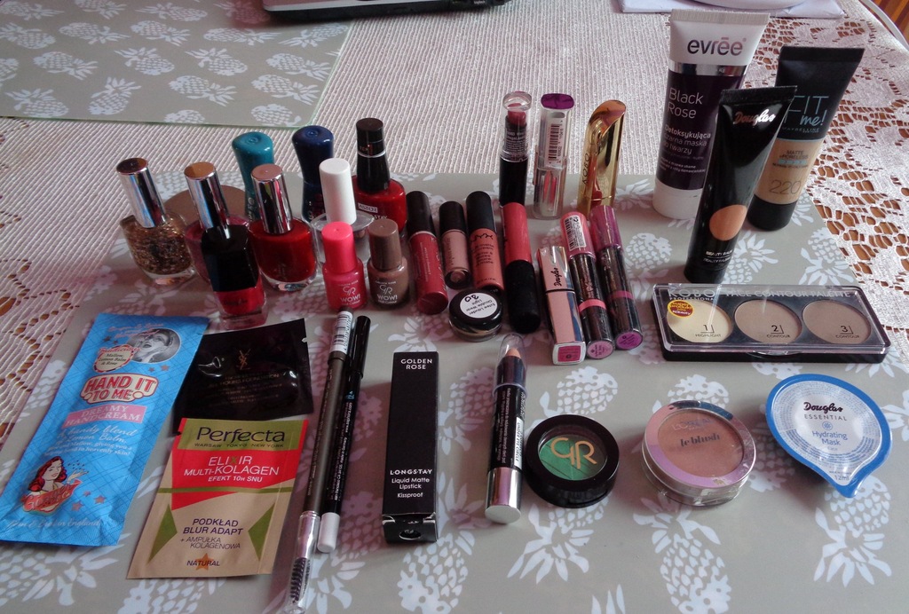 Douglas,Nyx,GoldenRose,Kobo 35szt. nowe i używane