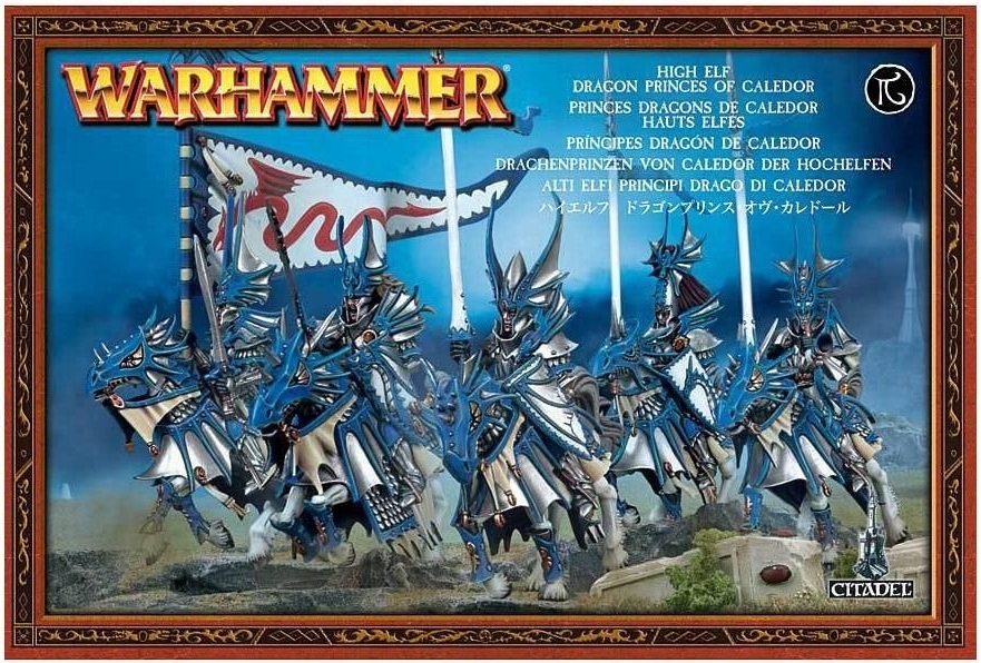 WARHAMMER HIGH ELF DRAGON PRINCES OF CALEDOR