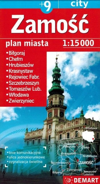 Zamość, Chełm, Biłgoraj... mapa / plan miasta Dem.