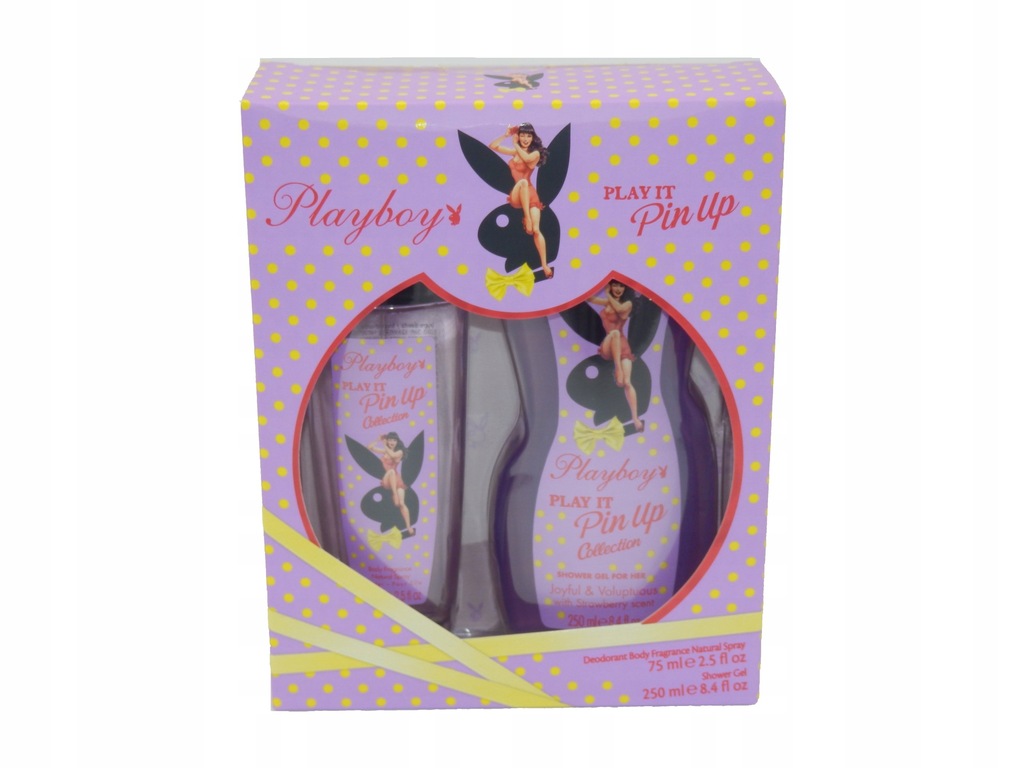 PLAYBOY PLAY IT PIN UP ZESTAW DNS 75ml+ŻEL 250ml