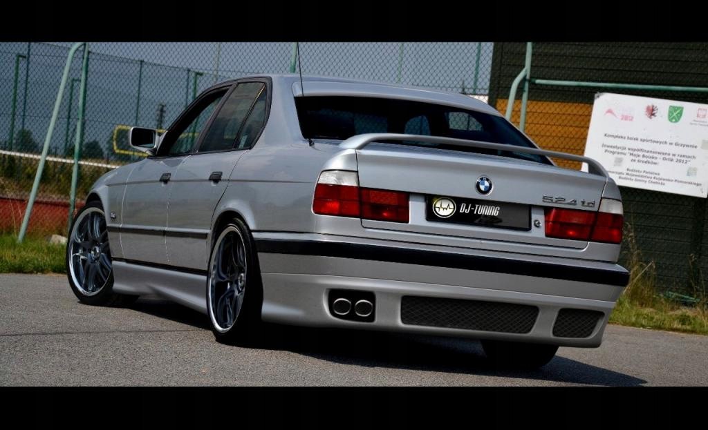 BMW E34 * DOKŁADKA ZDERZAKA TYLNEGO * DJ-TUNING