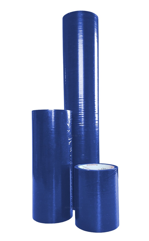 FOLIA ochronna samoprzylepna 50cm/50m niebieska UV