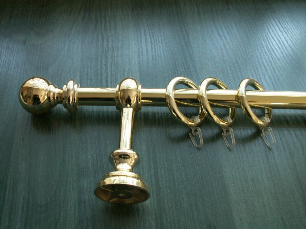 KARNISZ ZŁOTY, JASNY- FI 20 MM / 1,7 M