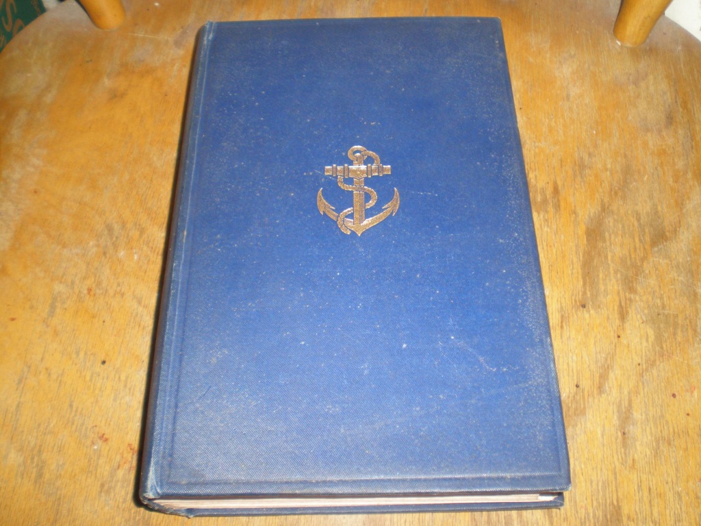 książka z 1938 - Admiralicja Brytyjska nawigacja
