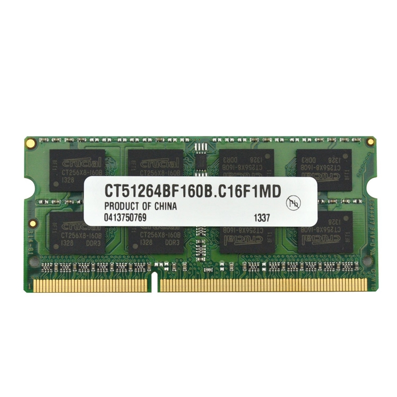 Crucial SODIMM DDR3 4GB 1600MHz CT51264BF160B - 7384186180 - oficjalne ...