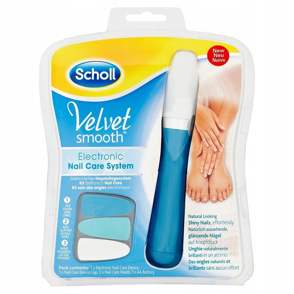 SCHOLL VELVET WET ZESTAW PILNIK DO STUP I PAZNOKCI 7777711464