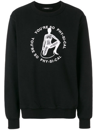 MISBHV Front pronted sweatshirt black