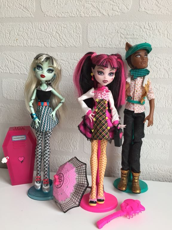 Lalki Monster high Frankie Draculaura Clawd ideał