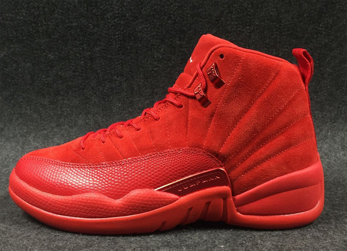 red suede retro 12