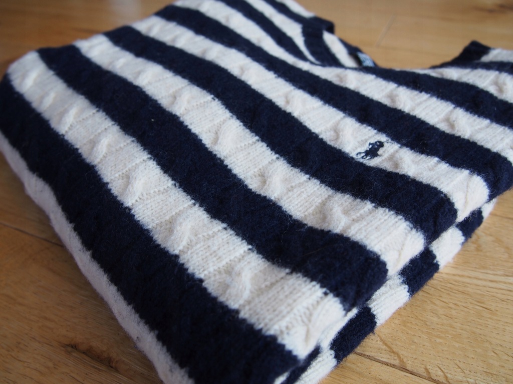 RALPH LAUREN sweter M / L wełna wool