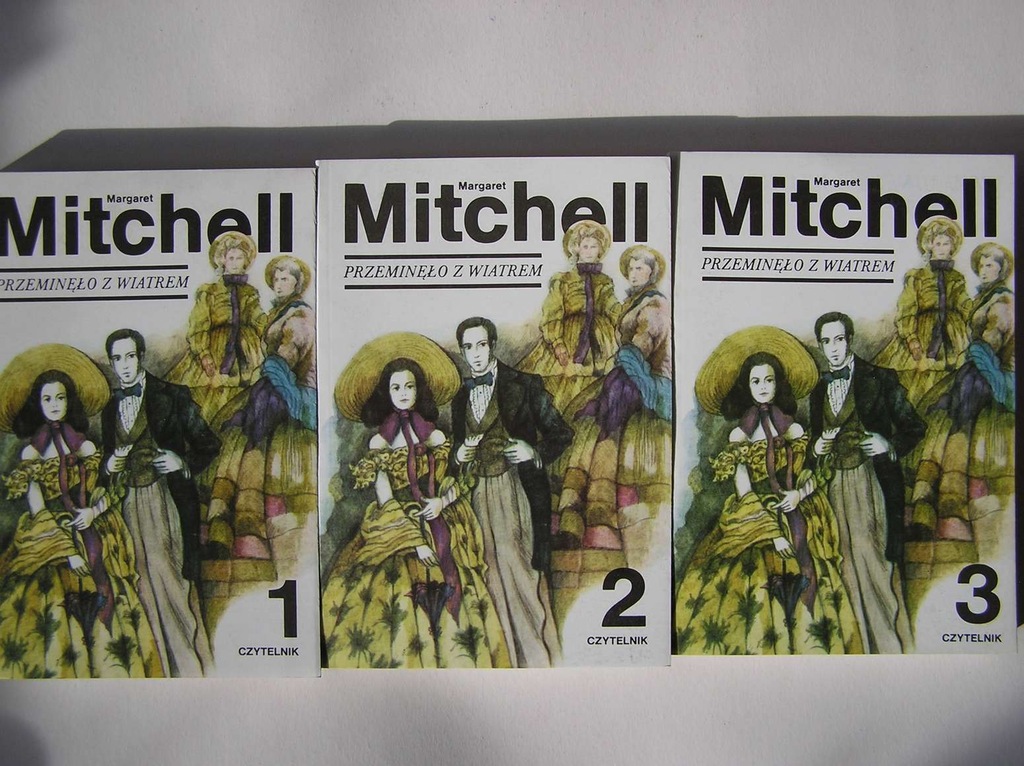 PRZEMINĘŁO Z WIATREM t. 1-3 Margaret Mitchell NOWA