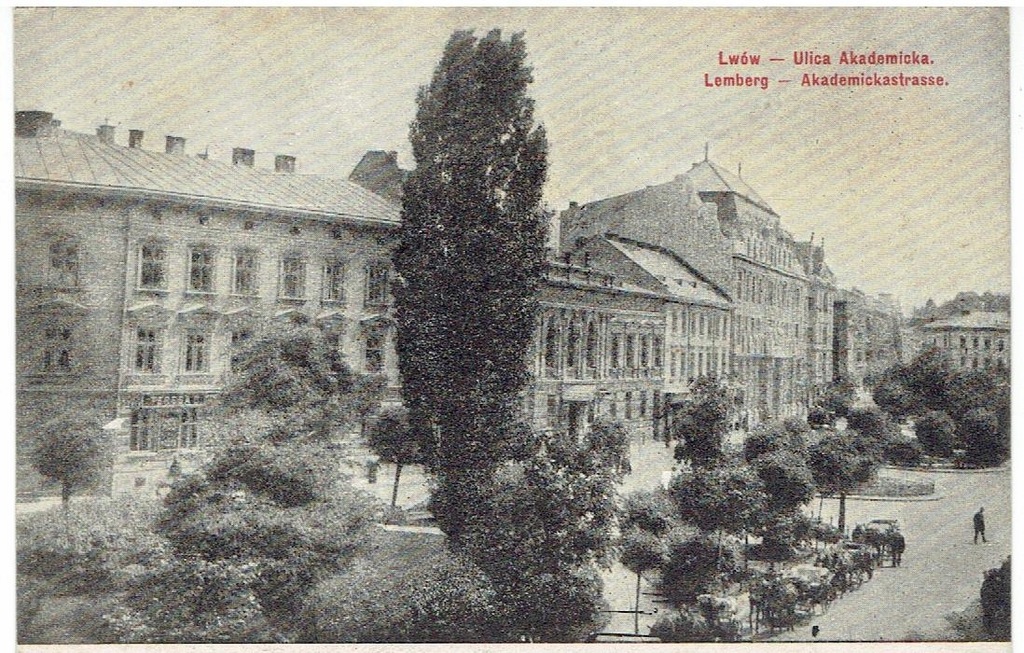 Lwów - ul. Akademicka - cenzura wojskowa 1915 r