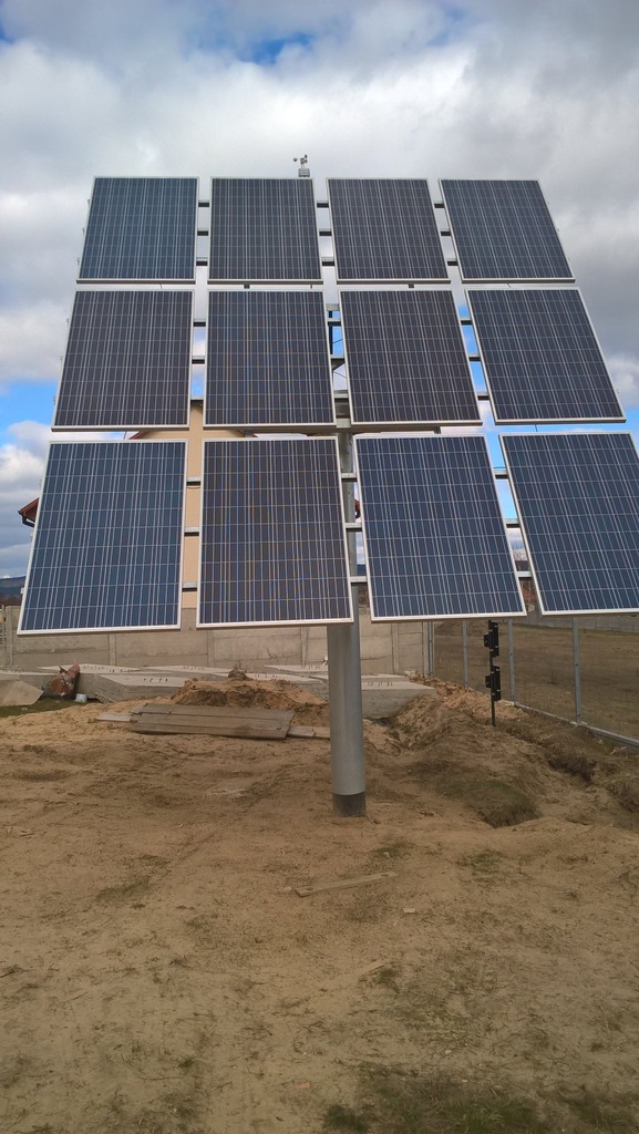Solar tracker konstrukcja do wlasnego monazu