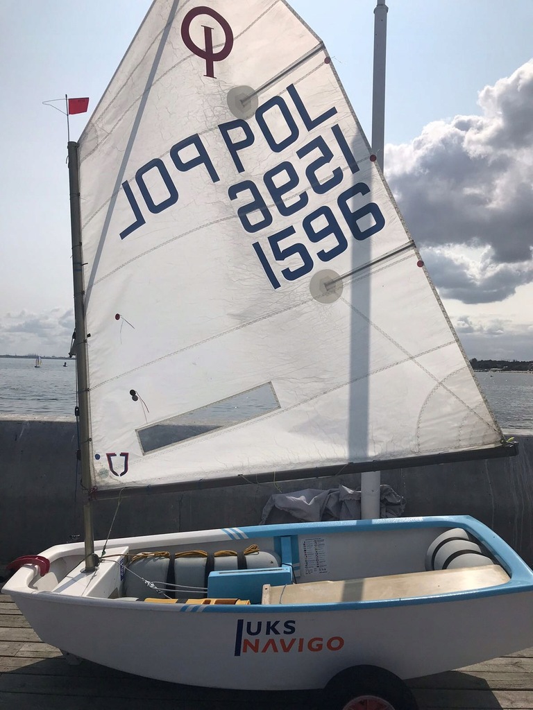 Okazja Optimist regatowy Bluemagic + osprzęt MKVI