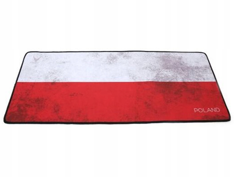 DUŻA PODKŁADKA POD MYSZ MYSZKE FLAGA POLSKI 70x30