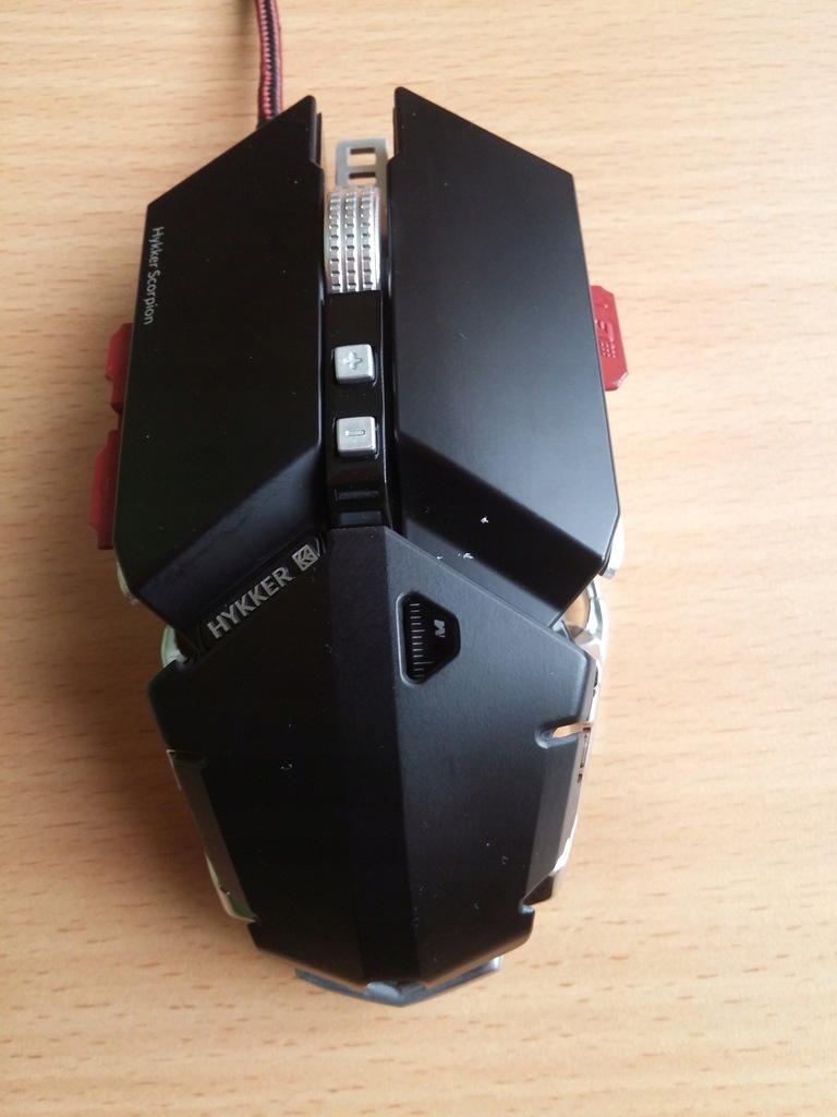 Mysz Dla Graczy Hykker Scorpion Gaming Metal LED