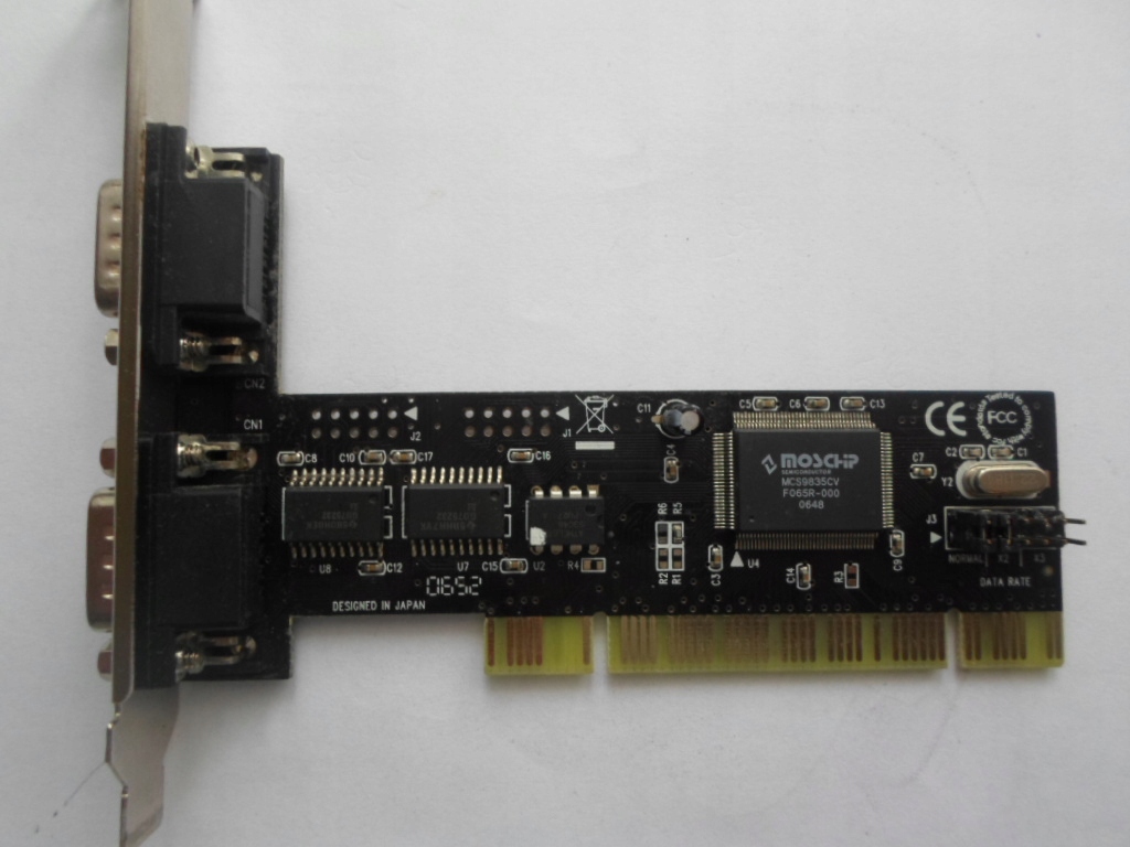 Karta RoHS - Compliant PCI-2S S/N no TS0705008453.