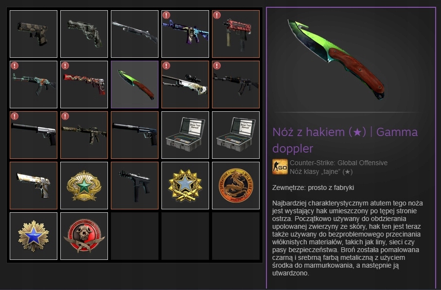 CS:GO Ekwipunek