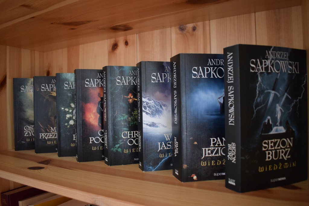 Saga WIEDŹMIN Sapkowski pakiet 8 tomów