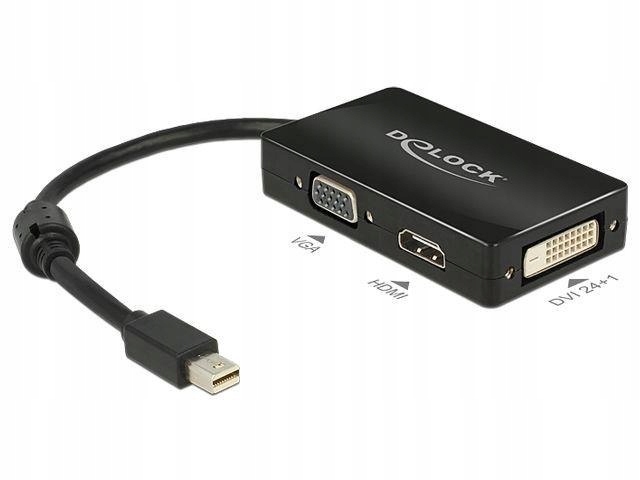 ADAPTER mini Displayport -> HDMI/VGA/DVI Delock