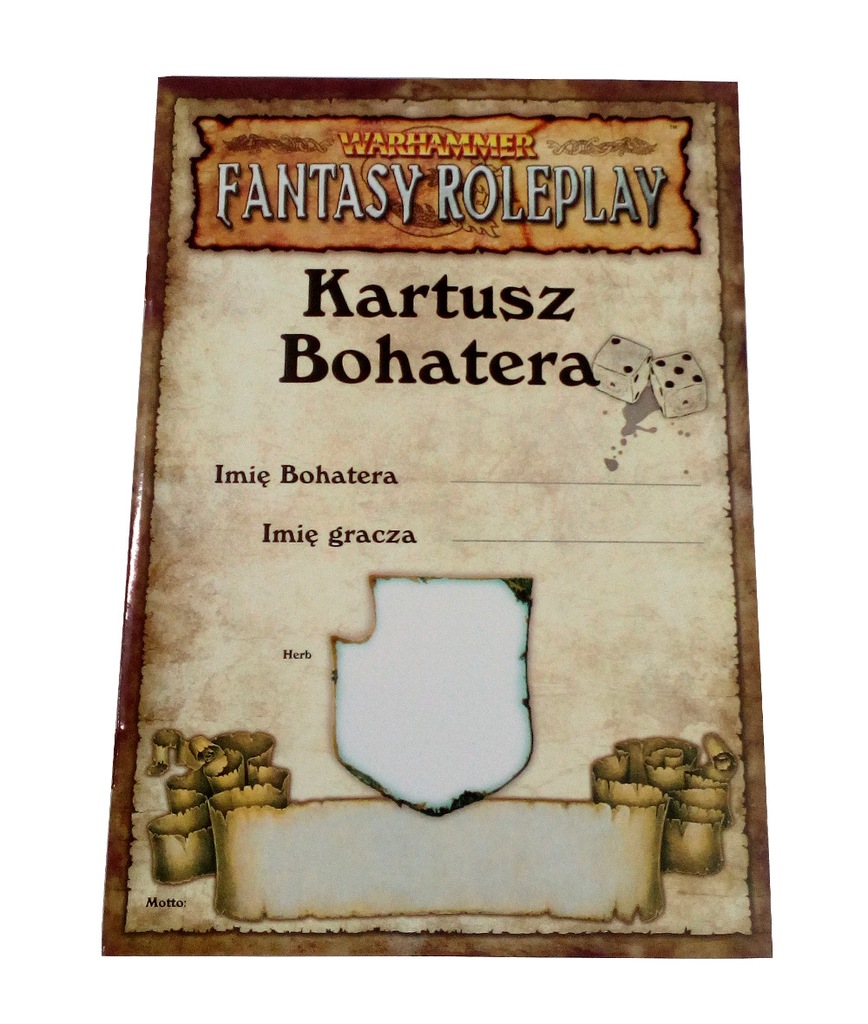 Warhammer FRP Kartusz Bohatera STREFA