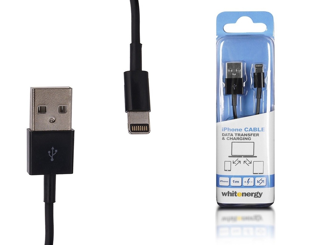 Kabel do transferu danych USB iPHONE 5, 30cm,