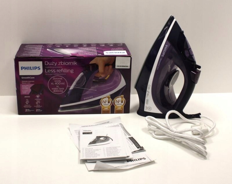 SMOOTHCARE ŻELAZKO PAROWE PHILIPS GC3584 - IGŁA!