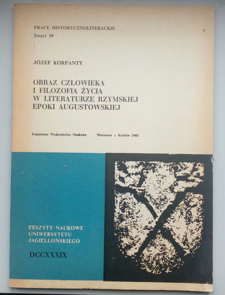 OBRAZ CZŁOWIEKA I FILOZOFIA ŻYCIA W LITERATURZE