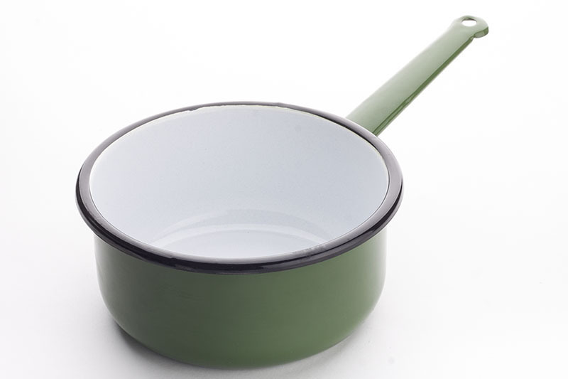 OLKUSZ Garnek, rondel emaliowany 18 cm 1.7 L