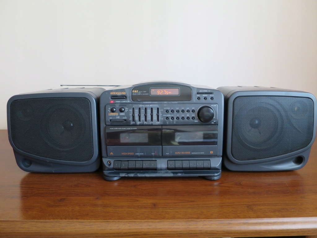 Wieża INTERSOUND MC 350-AP radio kasety TANIO