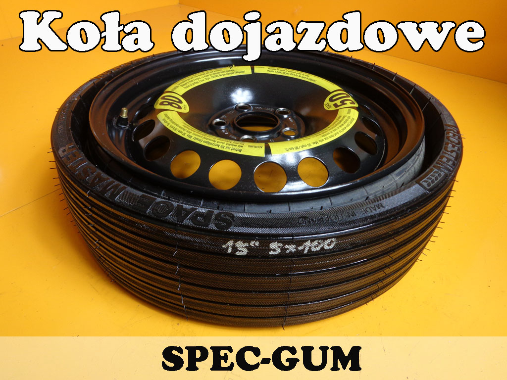 KOŁO DOJAZDOWE 15 5x100 AUDI A2 A3