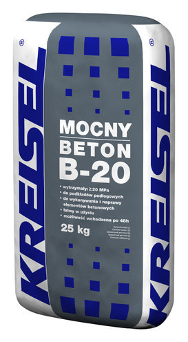 Kreisel MOCNY BETON B-20 Zaprawa Cementowa 25kg - 7257368395 ...