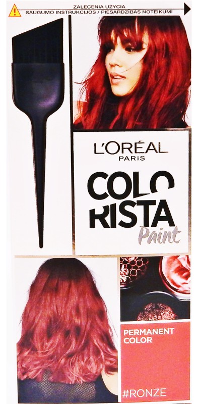 L`OREAL COLORISTA PAINT FARBA DO WŁOSÓW RONZE