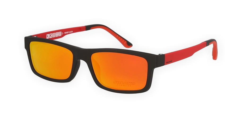 Okulary z clip-on Solano CL 90004 D 4oczy_pl Opraw