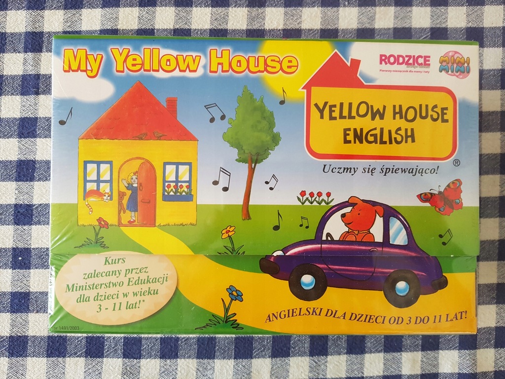 My Yellow House. Kurs języka angielskiego. Kuferek