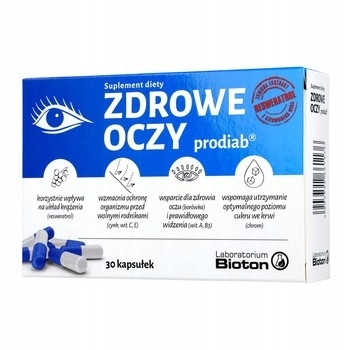 ZDROWE OCZY PRODIAB LUTEINA 30 MG NOWY SKŁ 30 KAPS