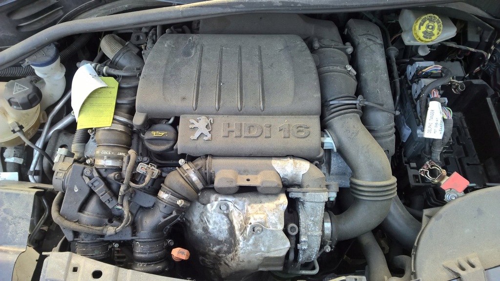 Silnik Kompletny PEUGEOT 207 1.6 HDI 9HX 9HV 90 KM