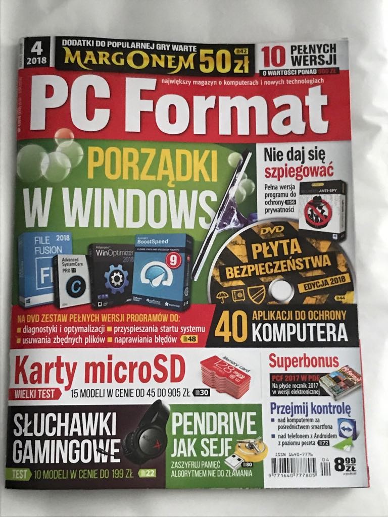 PC Format 4/2018 - kody do Margonem za 50 zł