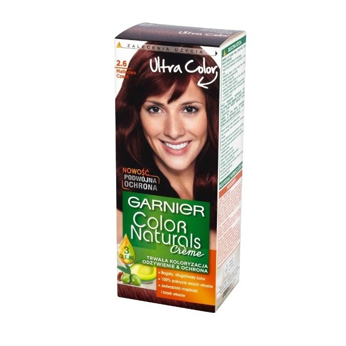 GARNIER COLOR NATURALS 2.6 MALINOWA CZERŃ -- SKLEP