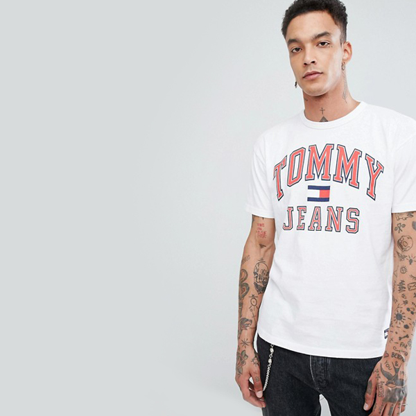 Tommy Hilfiger Koszulka Rozmiar XL T-Shirt WHITE - 7451484985 ...
