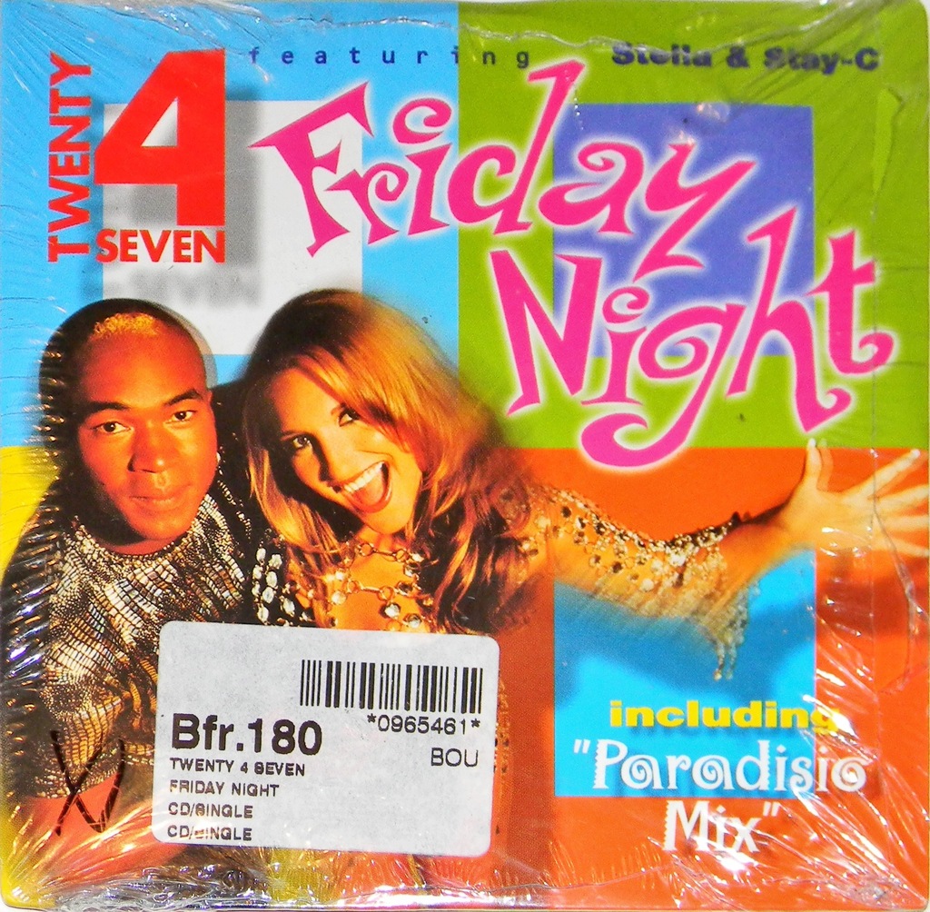 Twenty 4 Seven - Friday Night 1997 SINGIEL CD NOWY