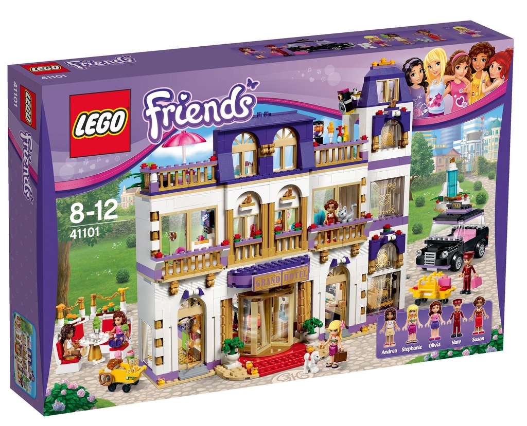KLOCKI LEGO FRIENDS 41101 GRAND HOTEL W HERTLAKE