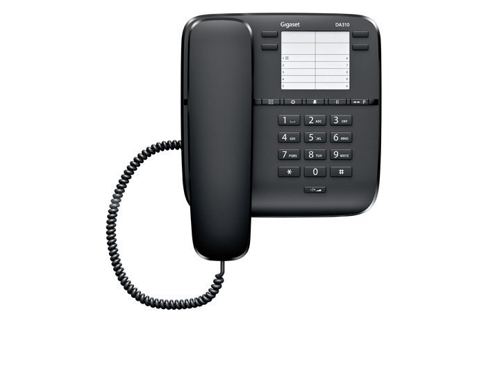 Купить Gigaset DA 310 черный проводной телефон: отзывы, фото, характеристики в интерне-магазине Aredi.ru