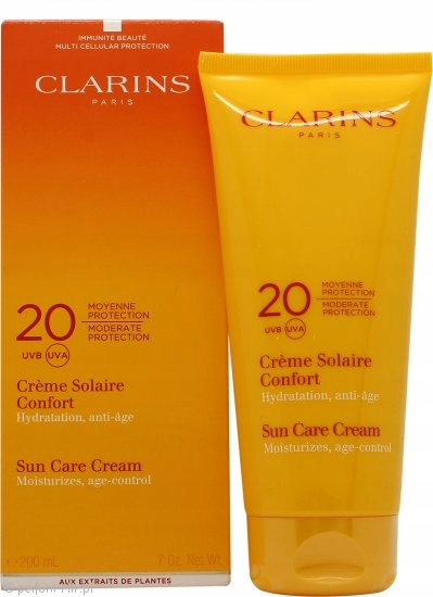 Clarins Sun Care Krem Z filtrem 200ml - UVB20
