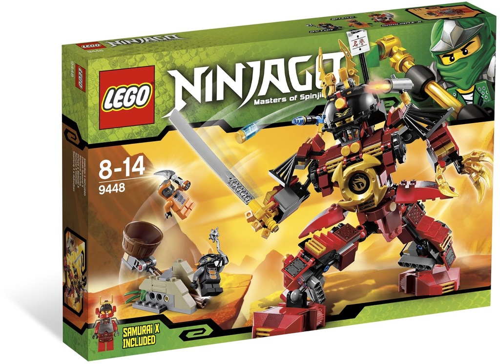 LEGO Ninjago 9448 Samurai Mech Mechaniczny X NOWY