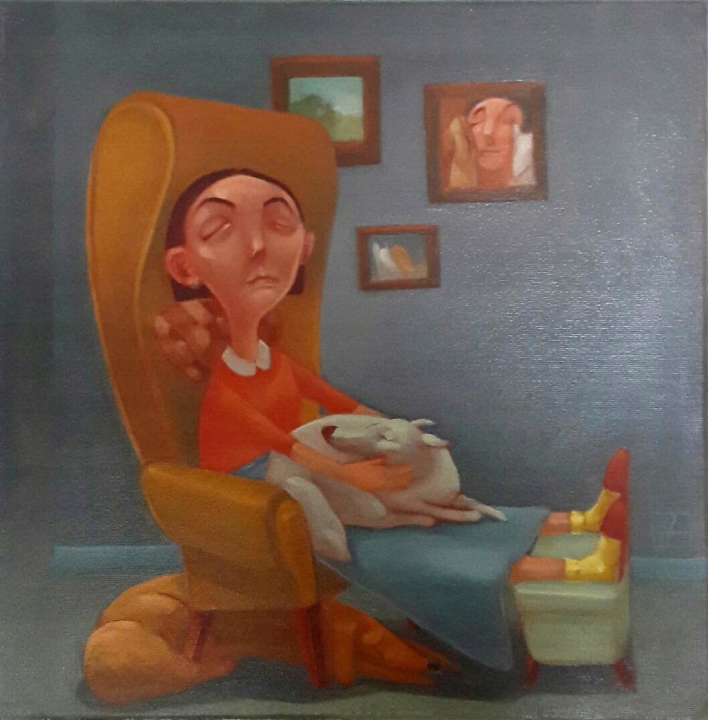 Agnieszka Zbrożek Adamska obraz - 40x40cm - obraz