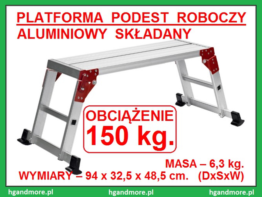 Podest Roboczy Sk Adany Platforma Drabina Oficjalne