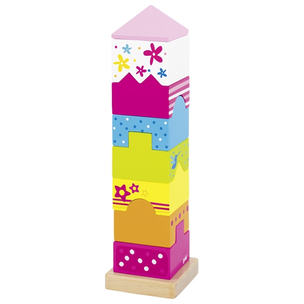 Goki wieża edukacyjna Sorter klocki piramidka NEF