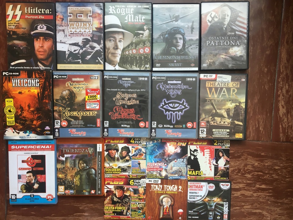 Kolekcja gier + filmy