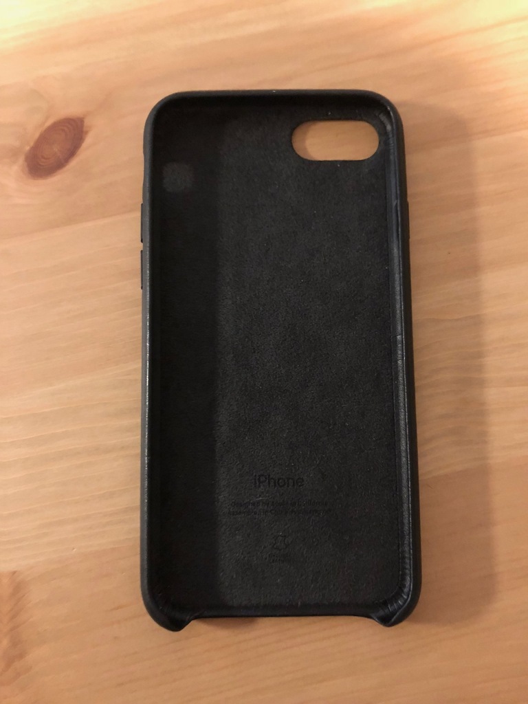 iPhone 8 apple leather case black